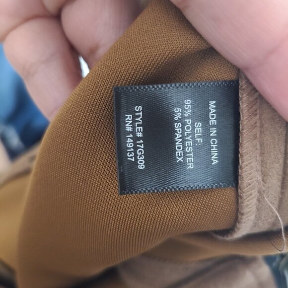 Women’s Anna‎ Grace Faux Suede Zip Front Skirt. Size Large. - Picture 4 of 5